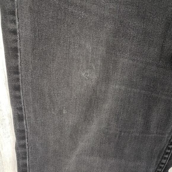 Riders by Lee Stone Washed Black Denim Relaxed Cropped Jeans Women's Size 18P - Picture 3 of 12